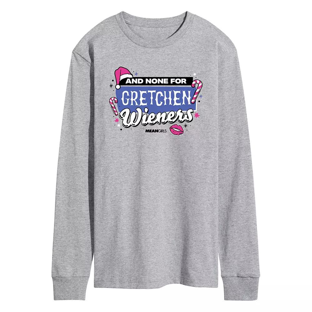 Men's Mean Girls Non For Gretchen Wieners Long Sleeve Graphic Tee,  Product Image