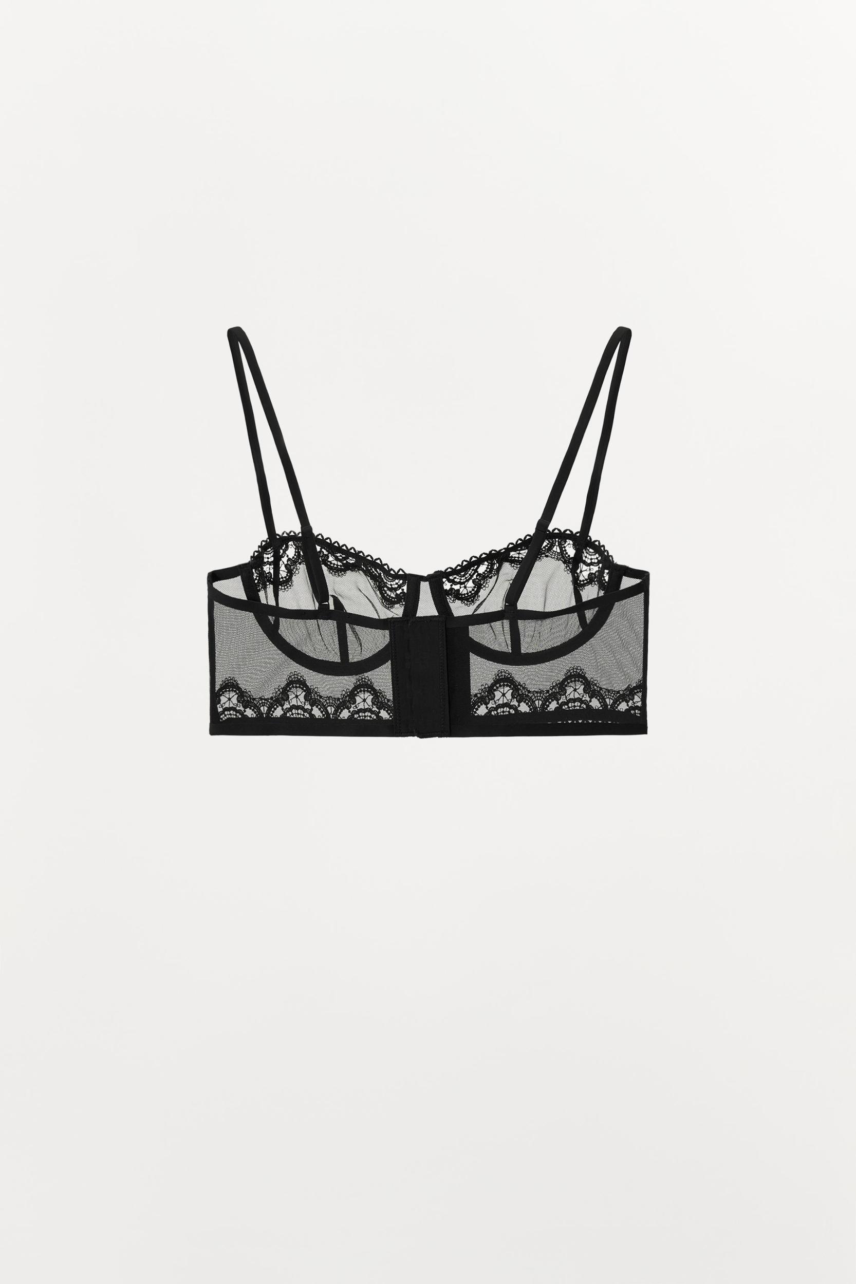 MESH UNDERWIRE LACE BRA Product Image