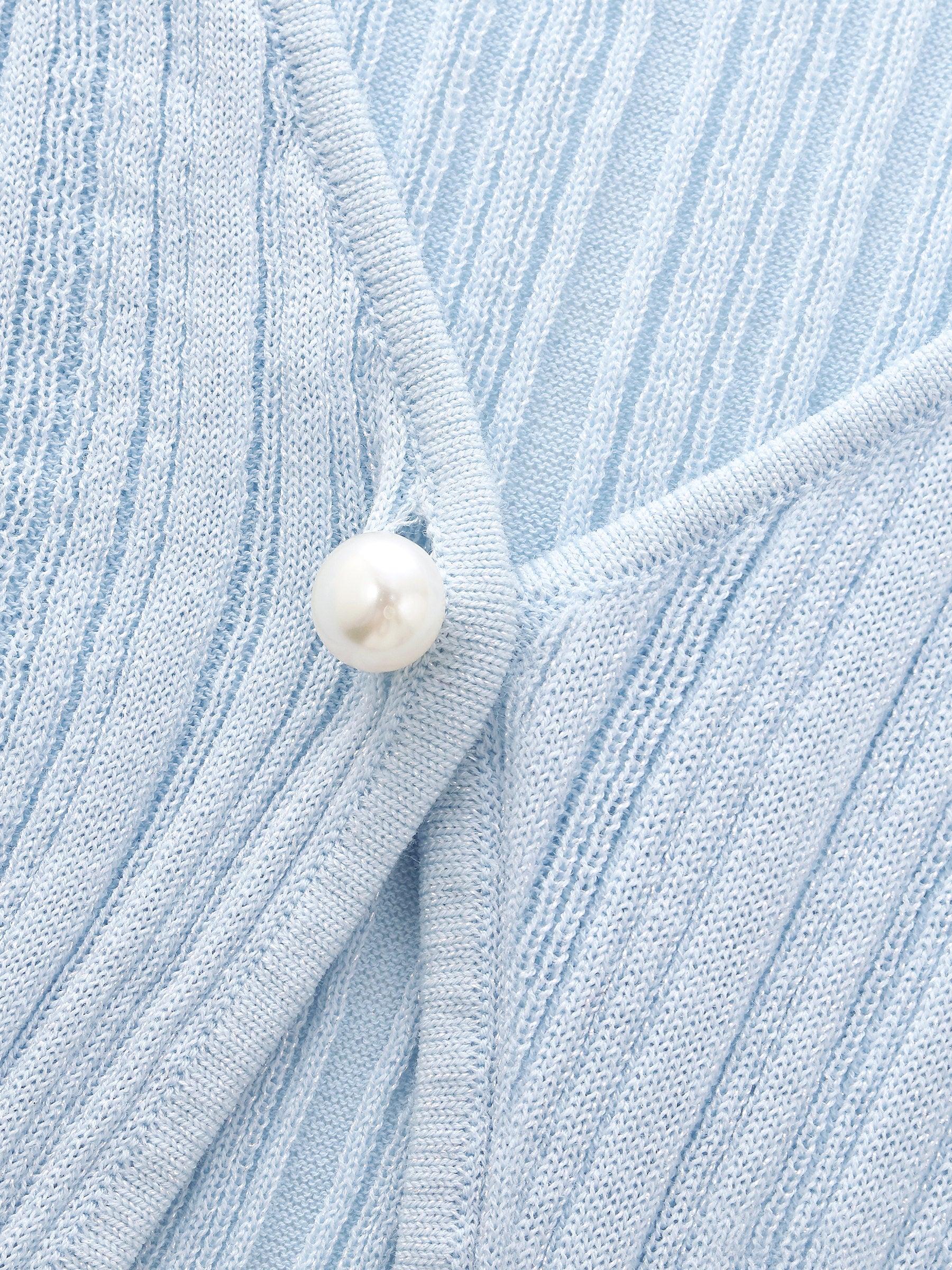 Cotton H-Line Women V-Neck Cardigan Product Image