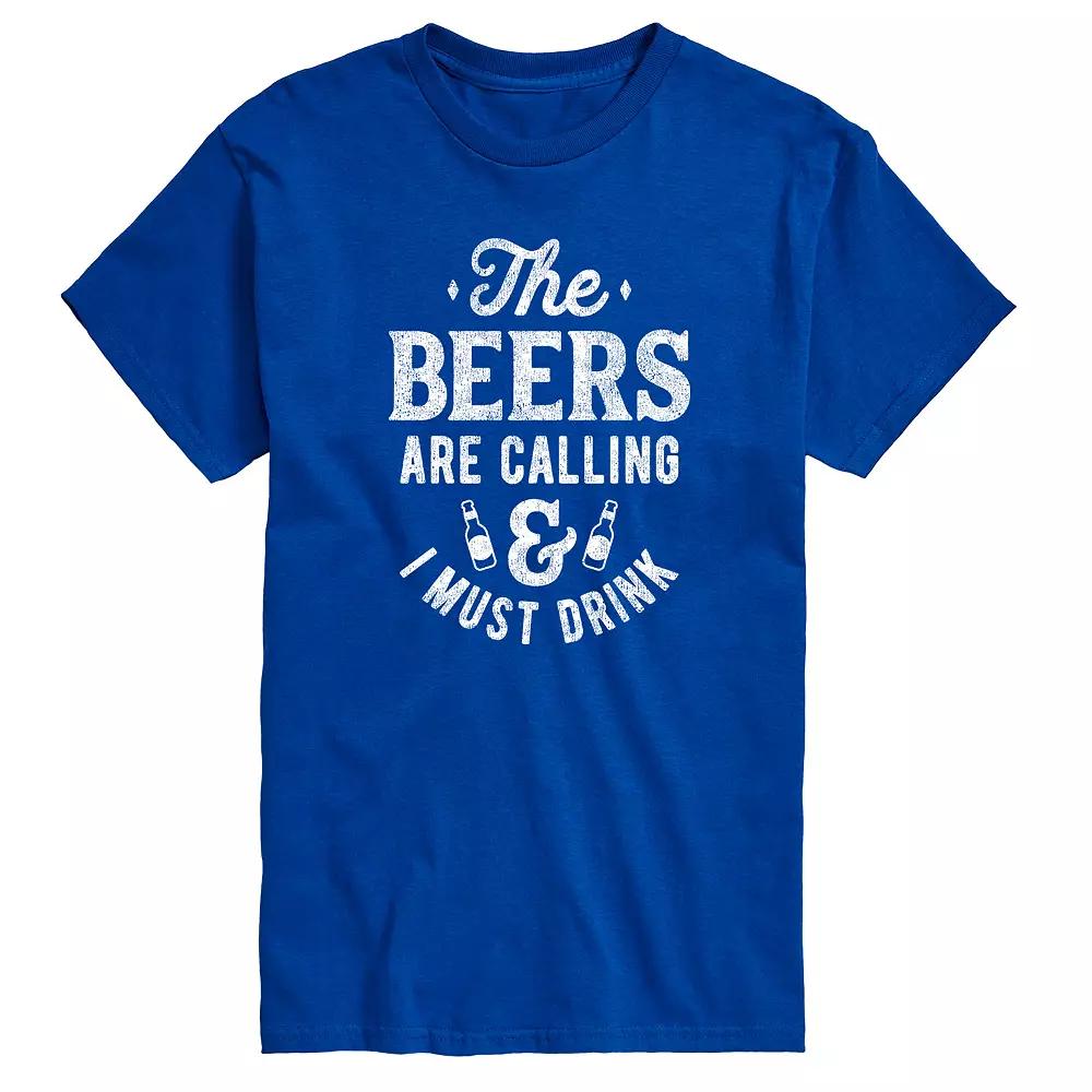 Men's The Beers Are Calling & I Must Drink Graphic Tee,  Product Image