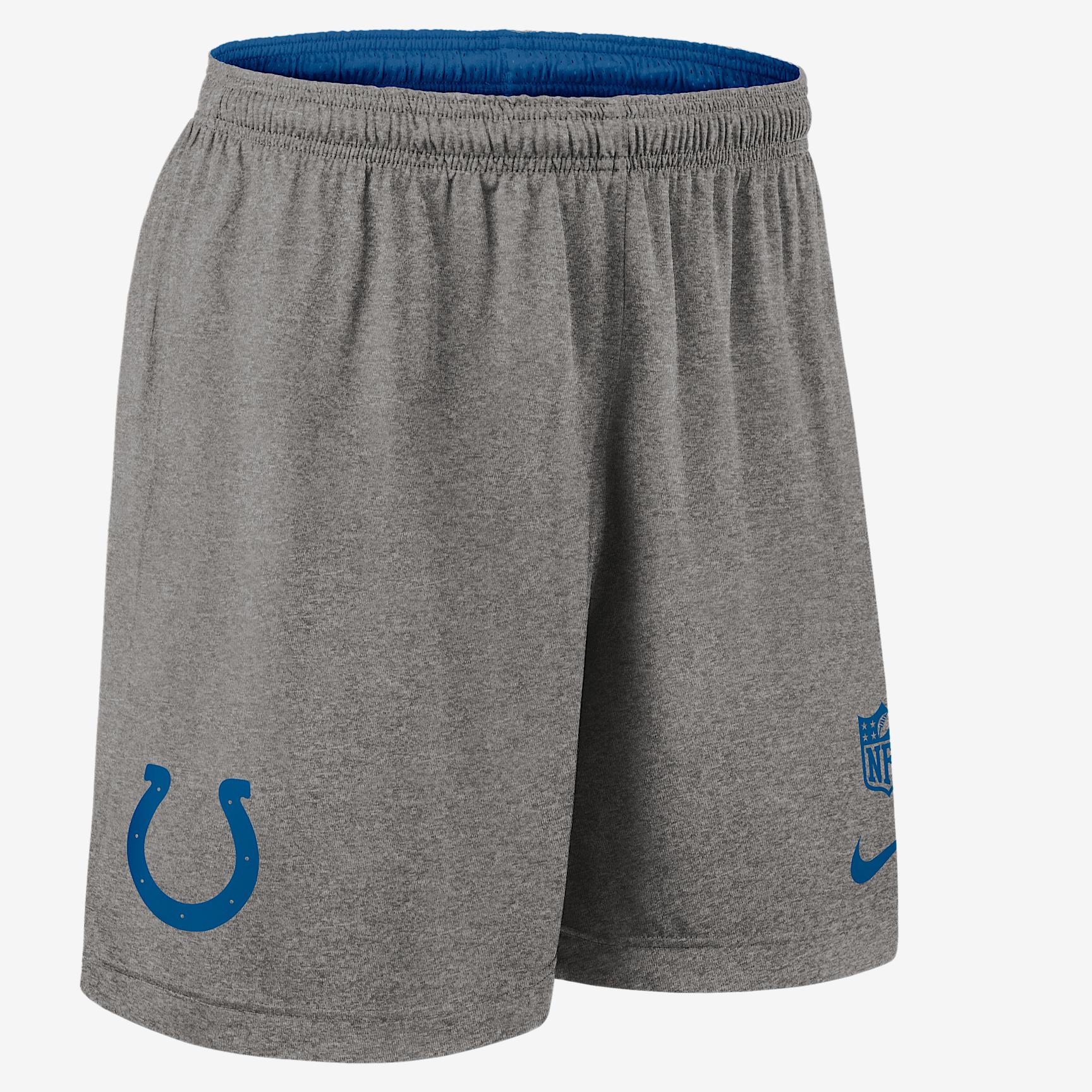 Indianapolis Colts Sideline Reversible Mens Nike Mens Dri-FIT NFL Shorts | 03BF040Y98-N9J Product Image