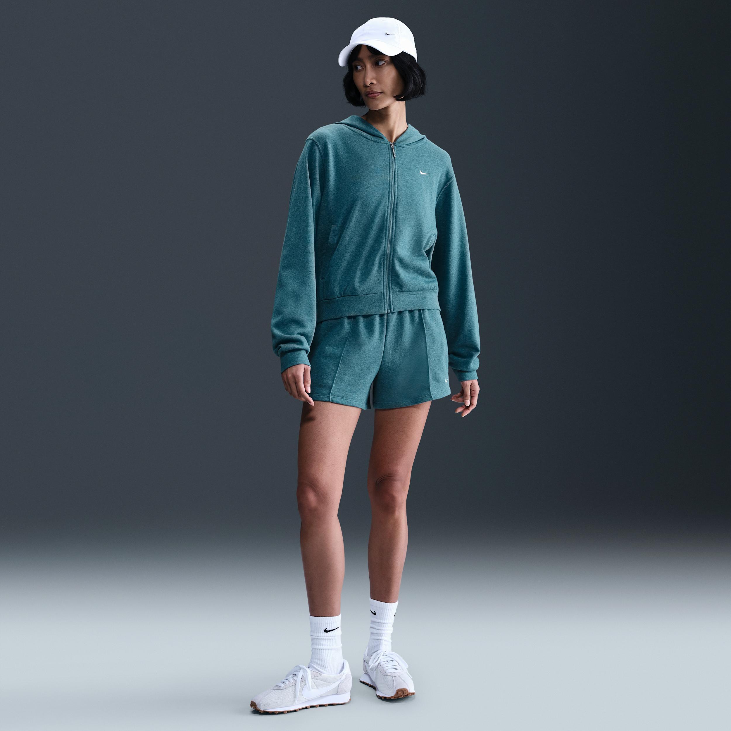 Womens Nike Sportswear Chill Terry Loose Full-Zip French Terry Hoodie | FN2415-006 Product Image