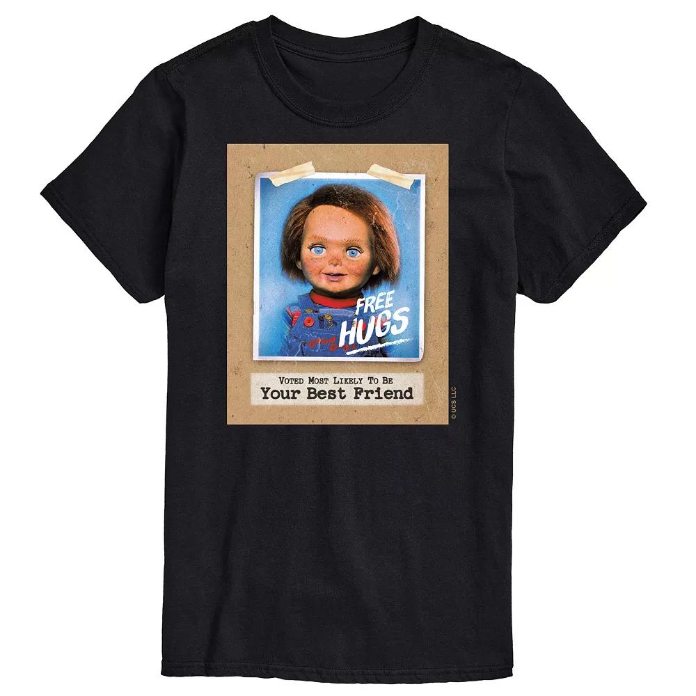 Big & Tall Chucky Free Hugs Graphic Tee, Men's,  Product Image