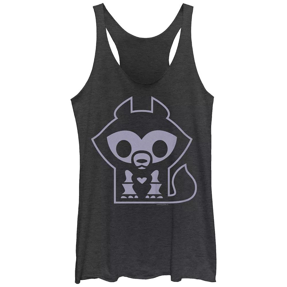 Juniors' Marvel Deadpool And Wolverine Scratch Graphic Racerback Tank Top, Girl's,  Product Image