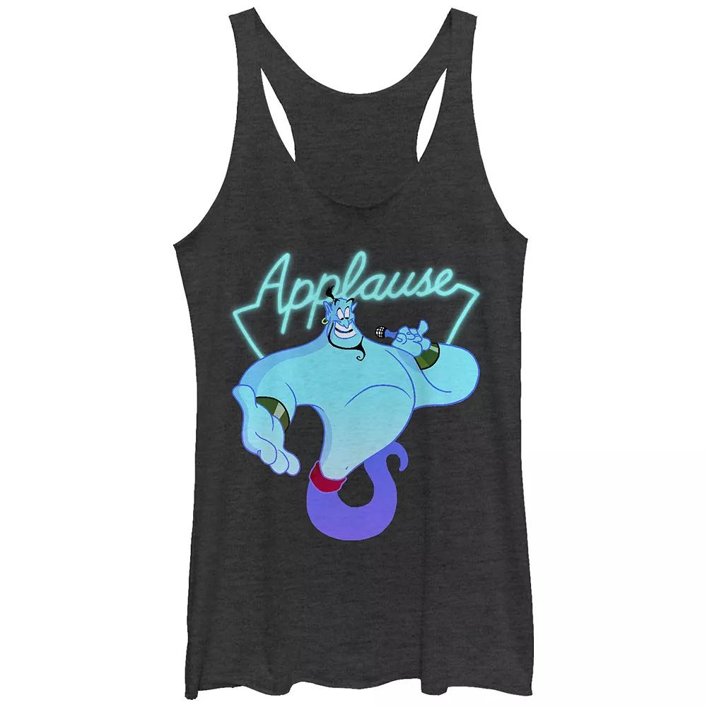 Disney's Aladdin Juniors' Genie Applause Sign Rackerback Graphic Tank, Women's,  Product Image