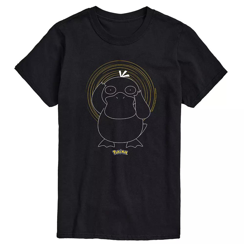 Men's Pokemon Psyduck Spiral Tee,  Product Image