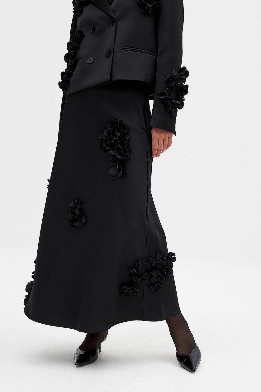 Flower Embellishment Skirt Product Image