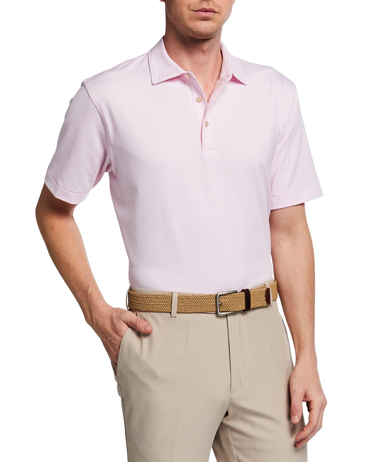 Peter Millar Crown Sport Jubilee Classic Fit Short Sleeve Performance Jersey Polo Shirt Product Image