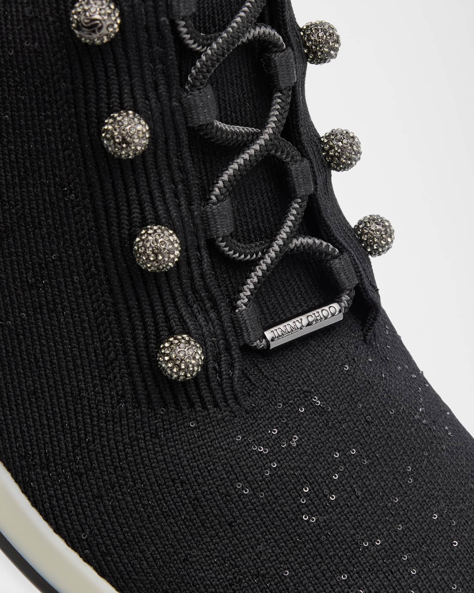 Veles Sequin Knit Trainer Sneakers Product Image