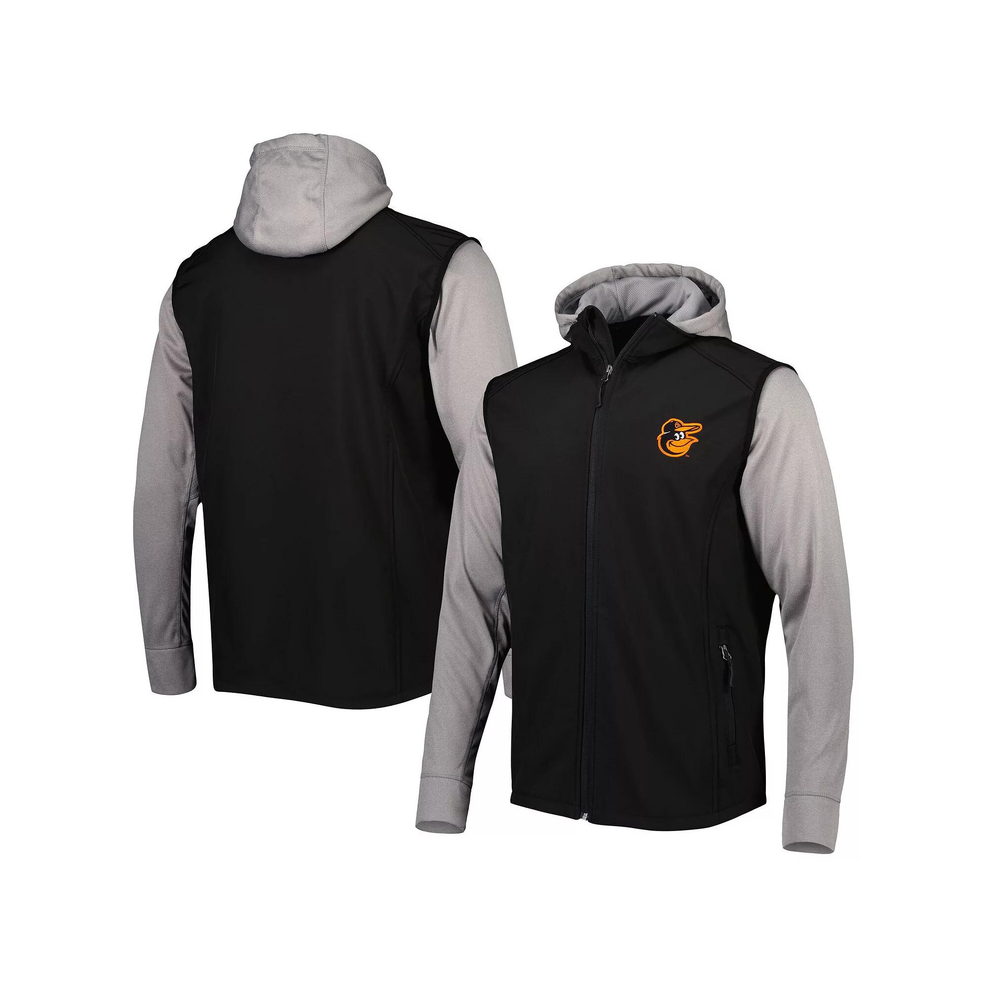 Men's Dunbrooke Black/Gray Baltimore Orioles Alpha Full-Zip Jacket,  Product Image