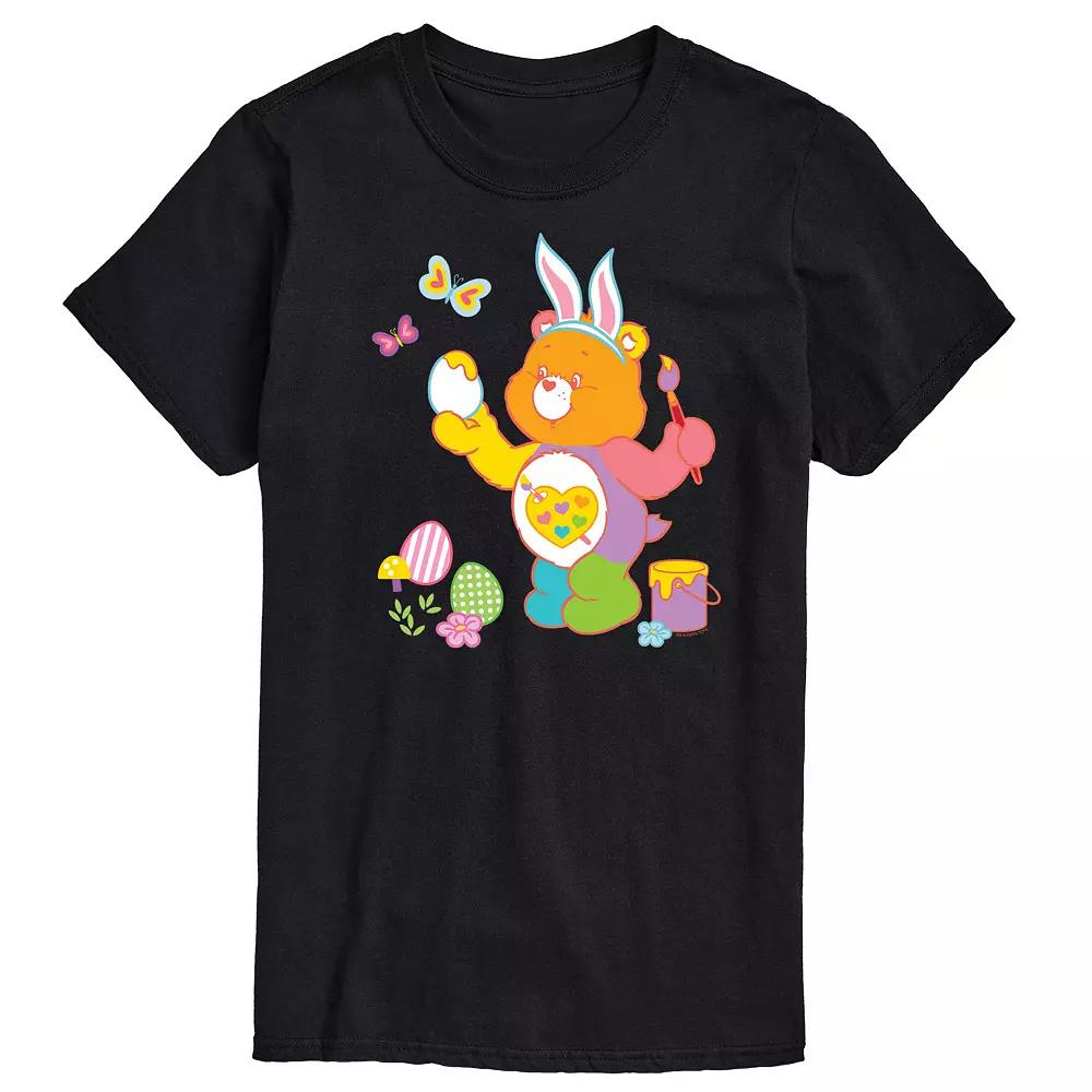 Men's Care Bears Painting Easter Eggs Graphic Tee,  Product Image