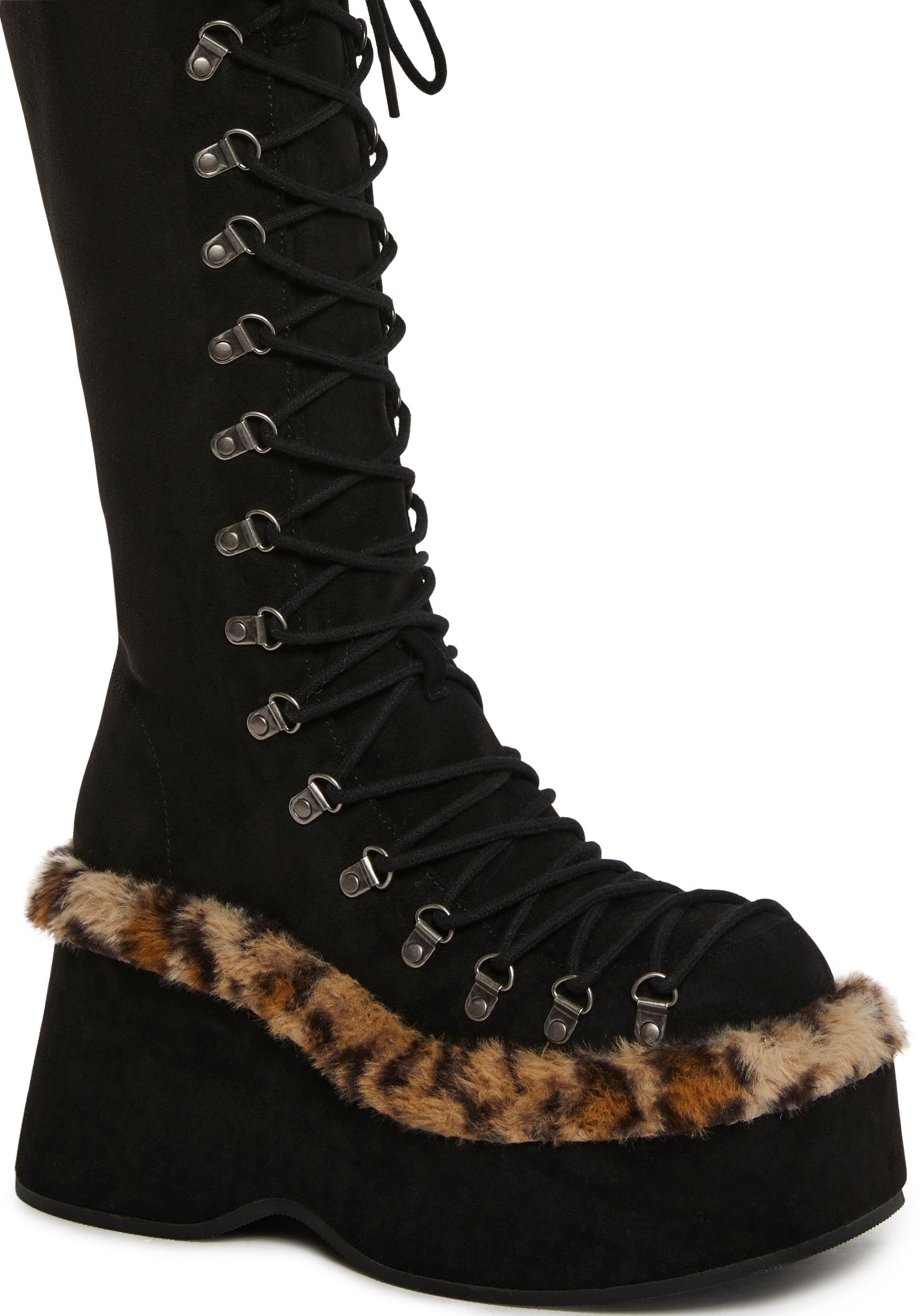 Flash On Leopard Boots Product Image