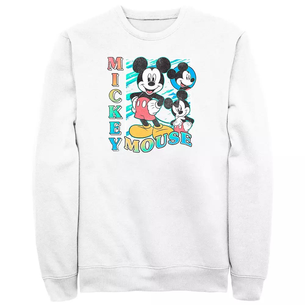 Disney's Mickey Mouse Faces Men's Fleece Sweatshirt,  Product Image