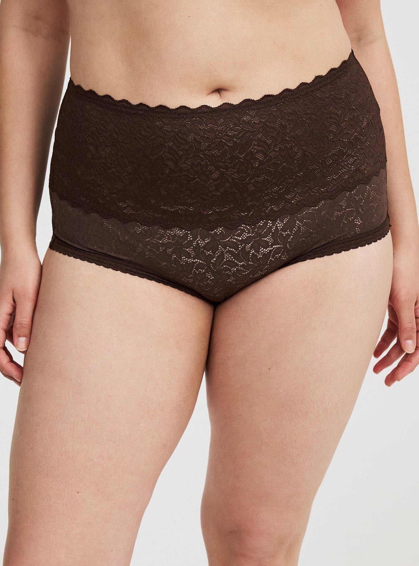 4-Way Stretch High-Rise Lace Panty Product Image