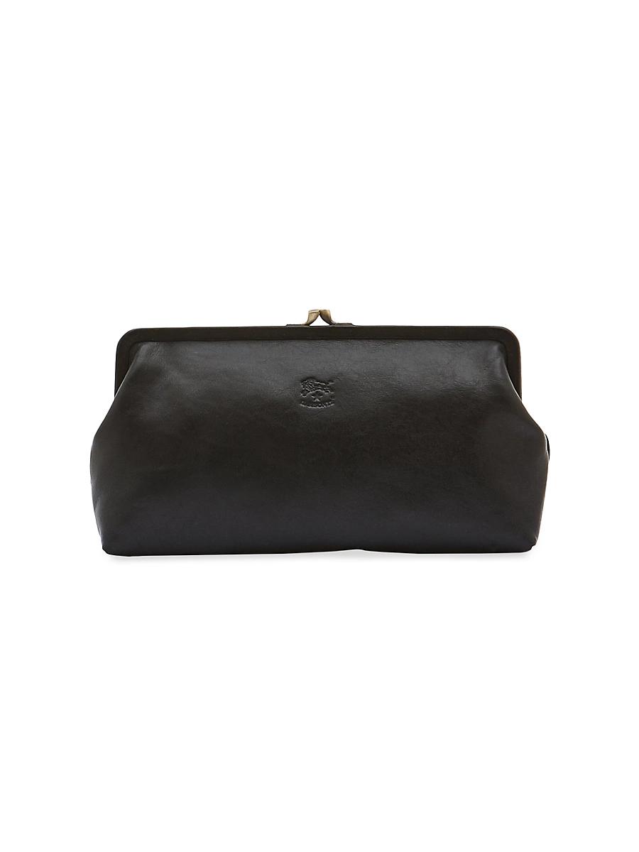 Womens Vacchetta Leather Clutch Product Image