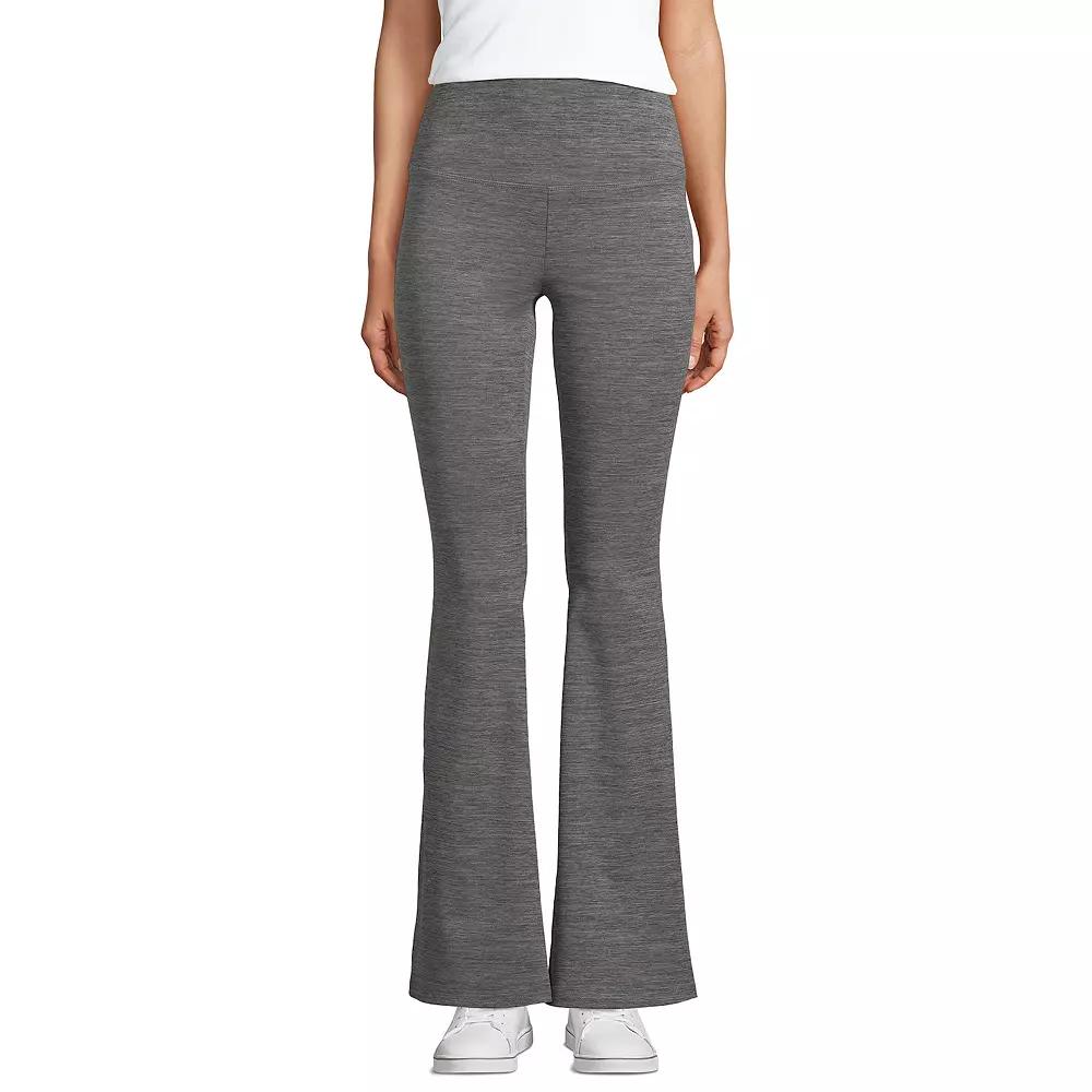 Petite Lands' End High-Rise Slim Flare Active Pants, Women's,  Product Image