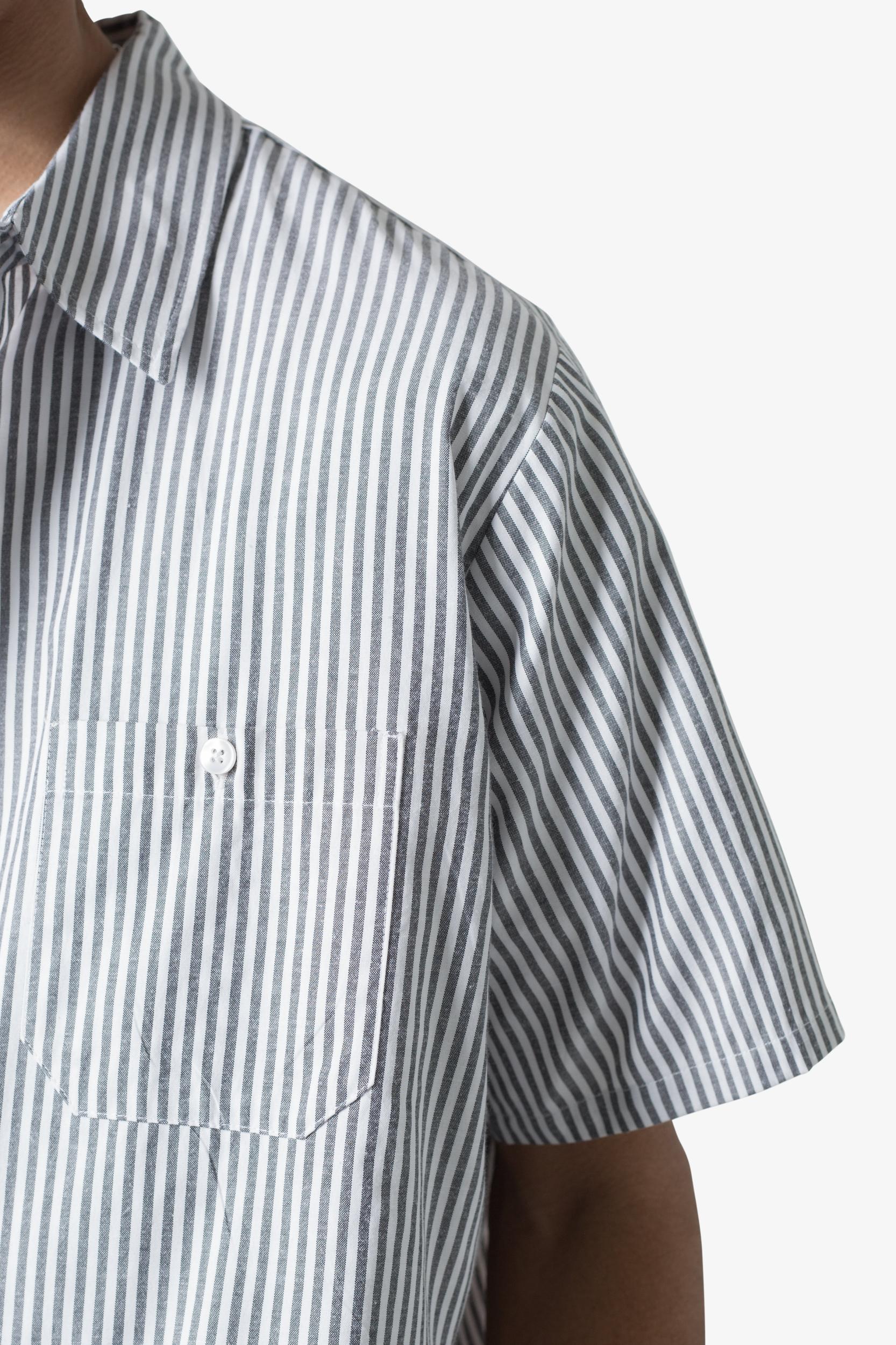 Striped S/S Shirt - Grey/White Product Image