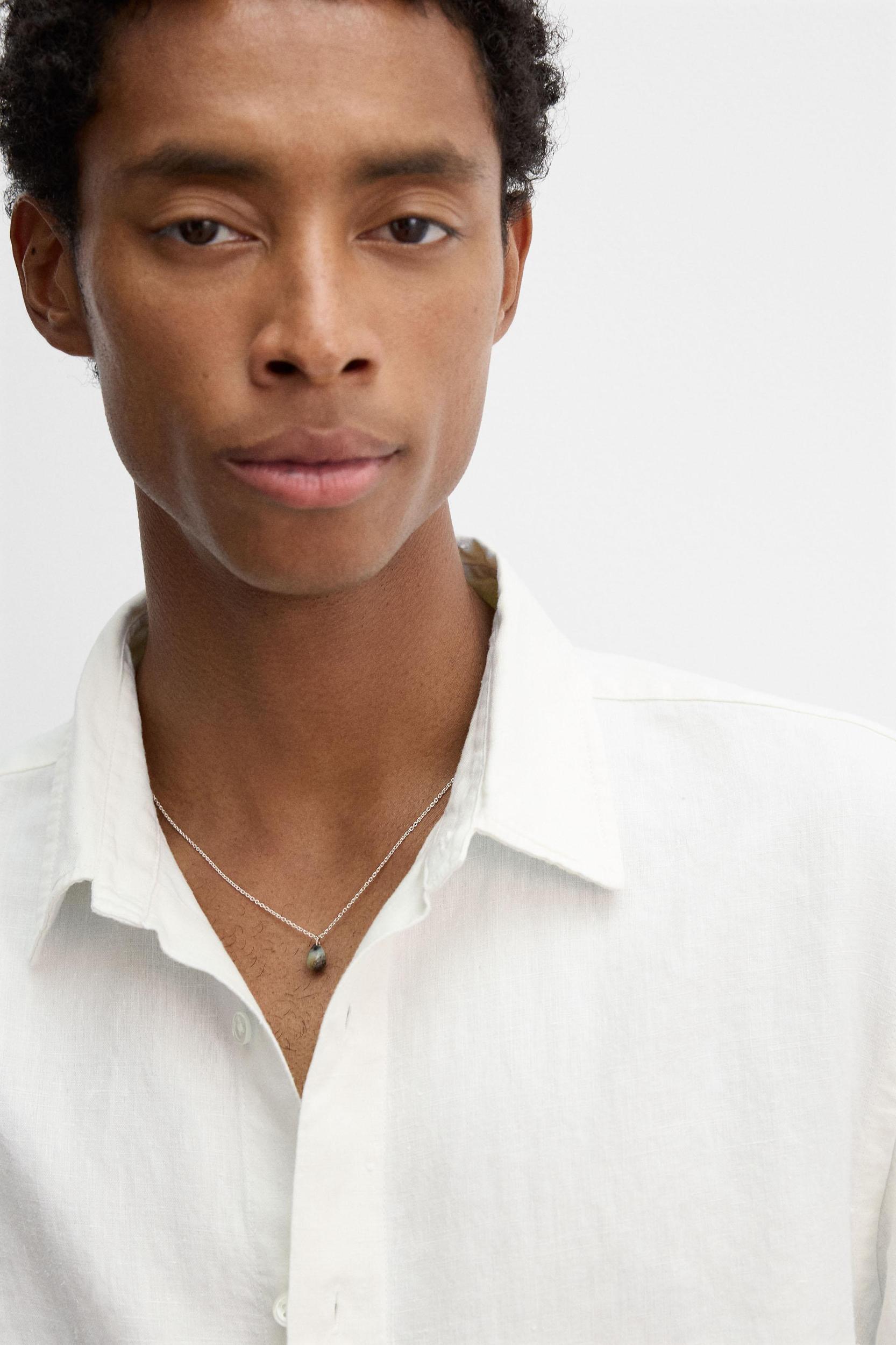 STONE PENDANT NECKLACE Product Image