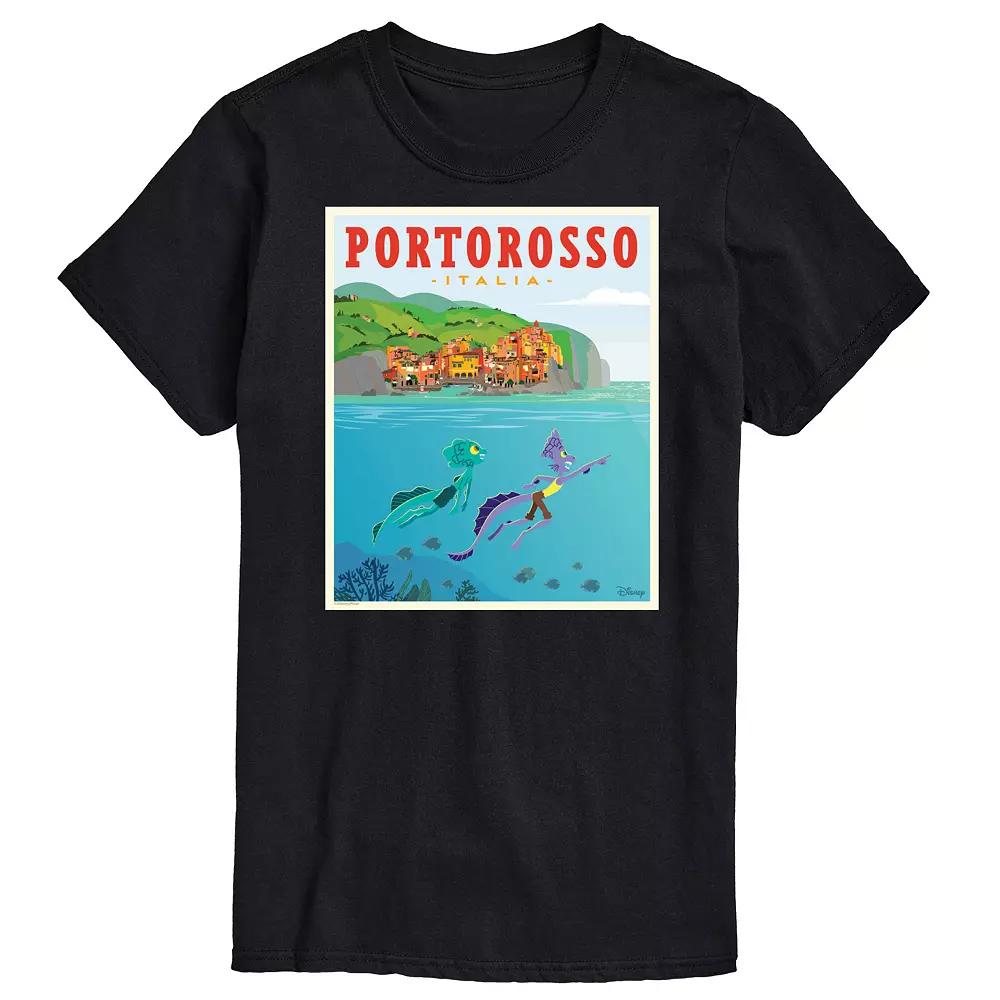Disney's Luca Men's Portorossa Italy Postcard Graphic Tee,  Product Image