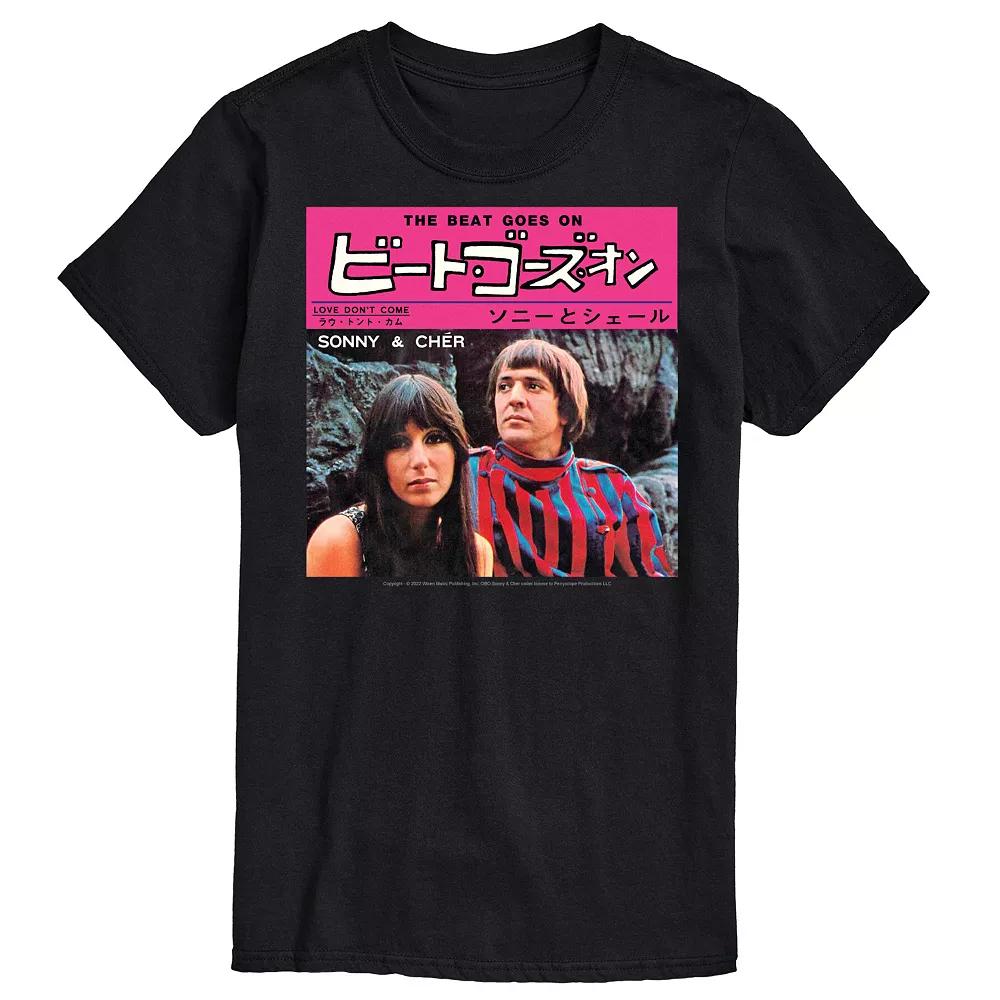 Big & Tall Sonny And Cher Tee, Men's,  Product Image