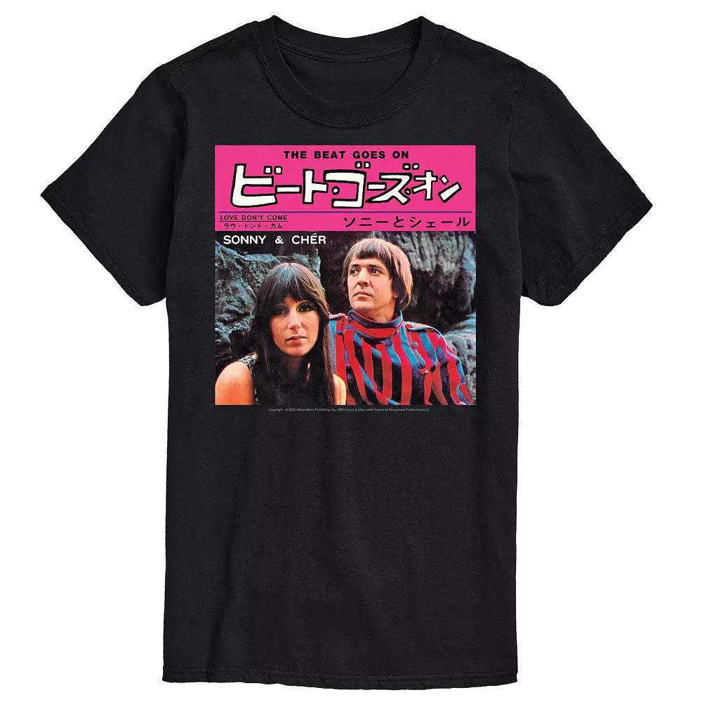 Big & Tall Sonny And Cher Tee, Men's,  Product Image