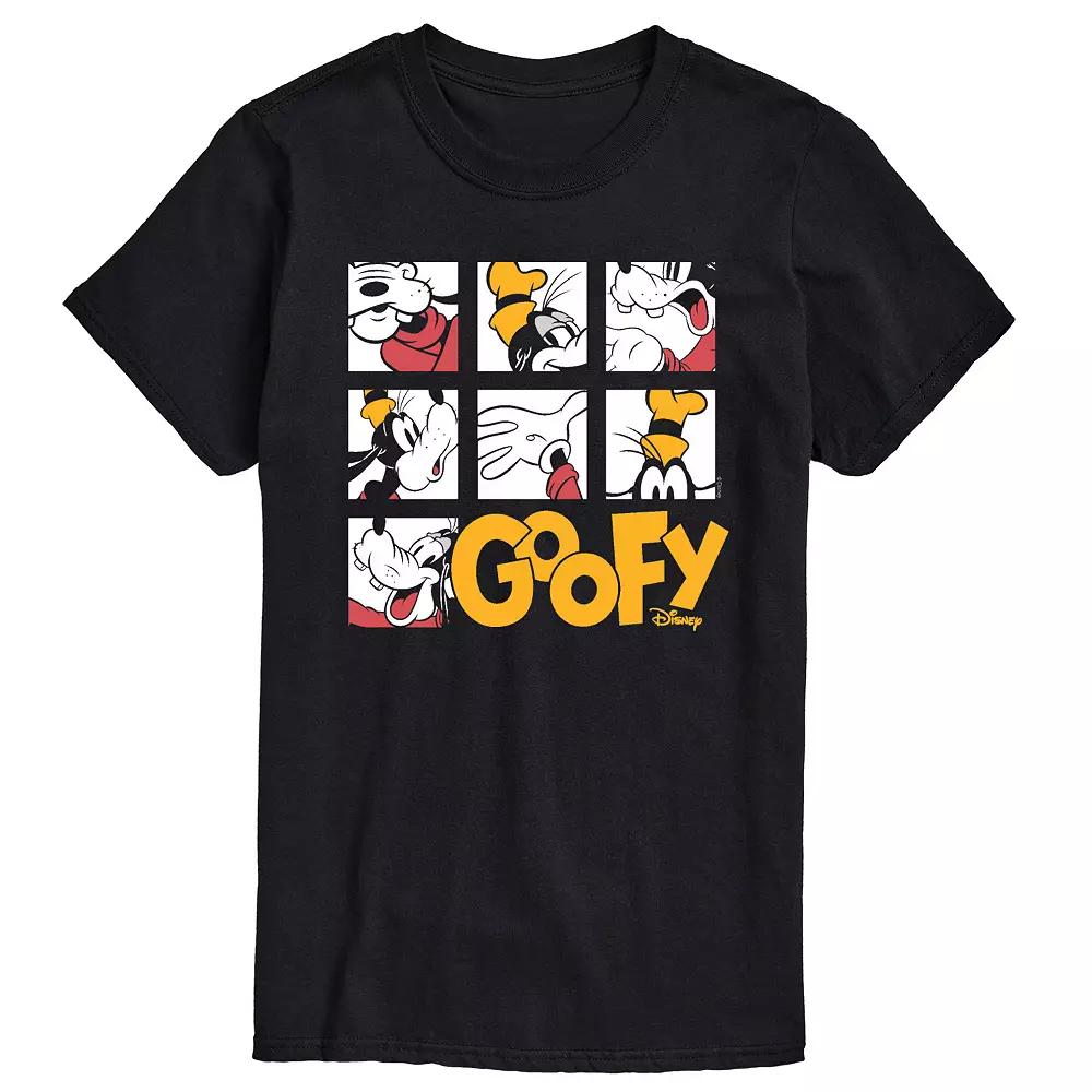 Disney's Goofy Big & Tall Grid Graphic Tee, Men's,  Product Image