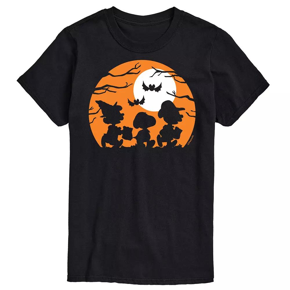 Big & Tall Peanuts Character Silhouettes, Men's,  Product Image