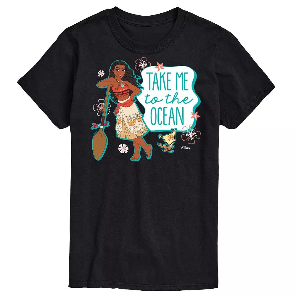 Disney Princess Big & Tall Take Me To The Ocean Graphic Tee, Men's,  Product Image