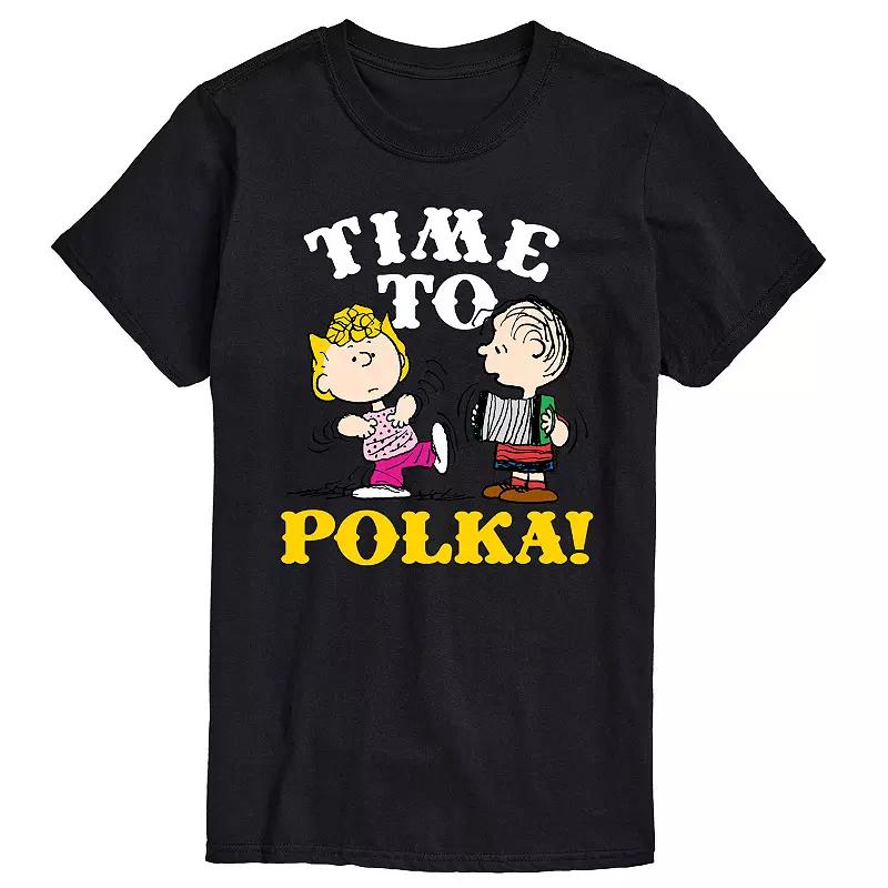 Men's Peanuts Time To Polka Graphic Tee,  Product Image