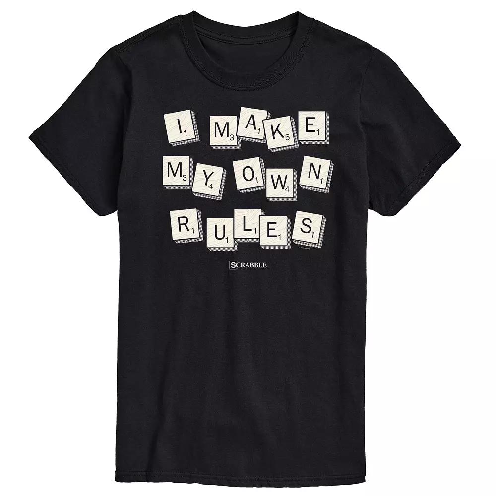 Men's Scrabble Make My Own Rules Graphic Tee by Hasbro,  Product Image