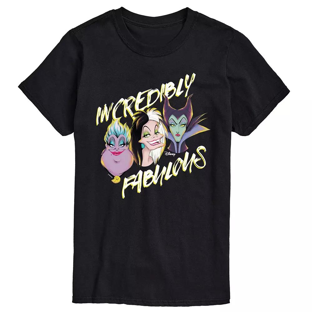 Disney Villains Men's Incredibly Fabulous Graphic Tee,  Product Image