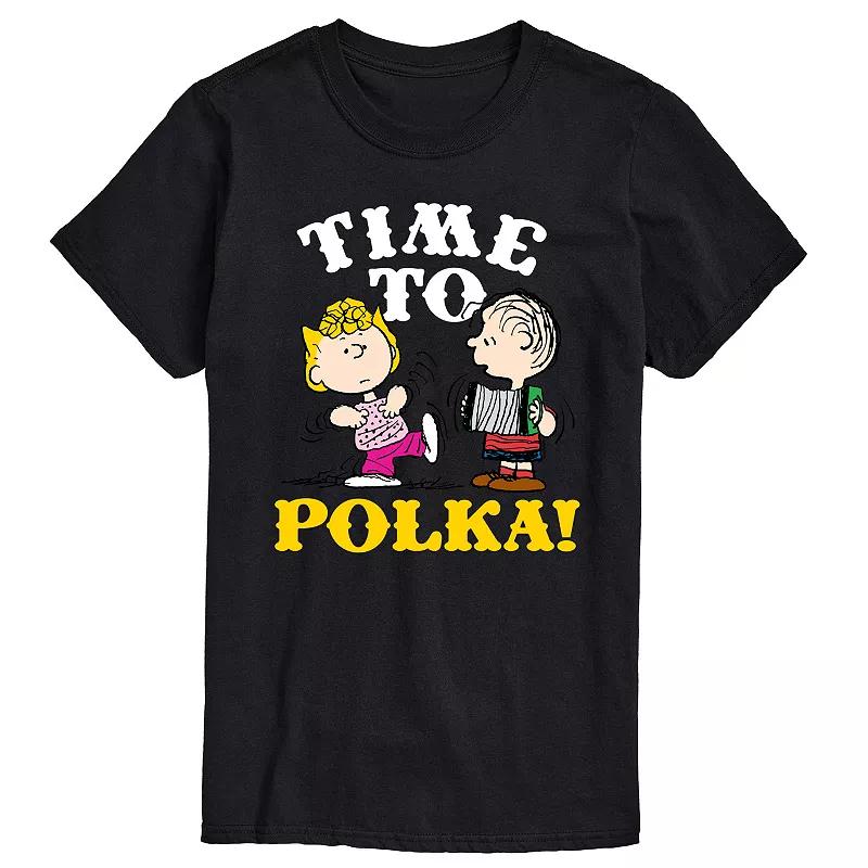 Men's Peanuts Time To Polka Graphic Tee,  Product Image