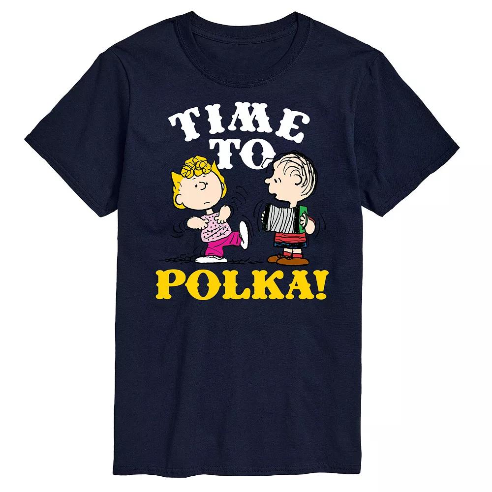 Men's Peanuts Time To Polka Graphic Tee,  Product Image