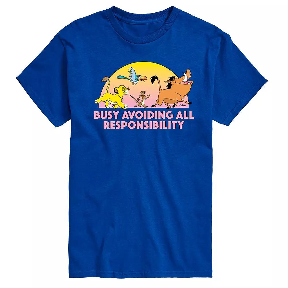 Disney's The Lion King Men's Avoiding All Responsibility Graphic Tee,  Product Image