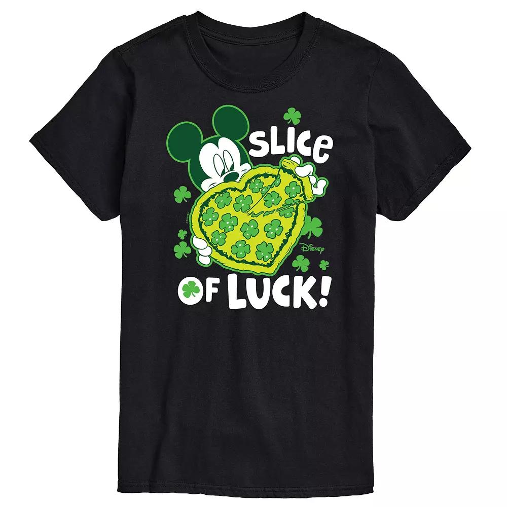 Disney's Mickey Mouse Men's Slice Of Luck Graphic Tee,  Product Image