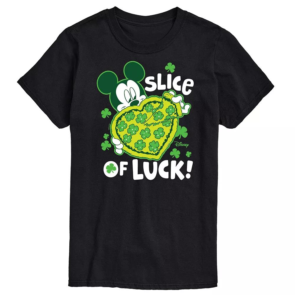 Disney's Mickey Mouse Men's Slice Of Luck Graphic Tee,  Product Image