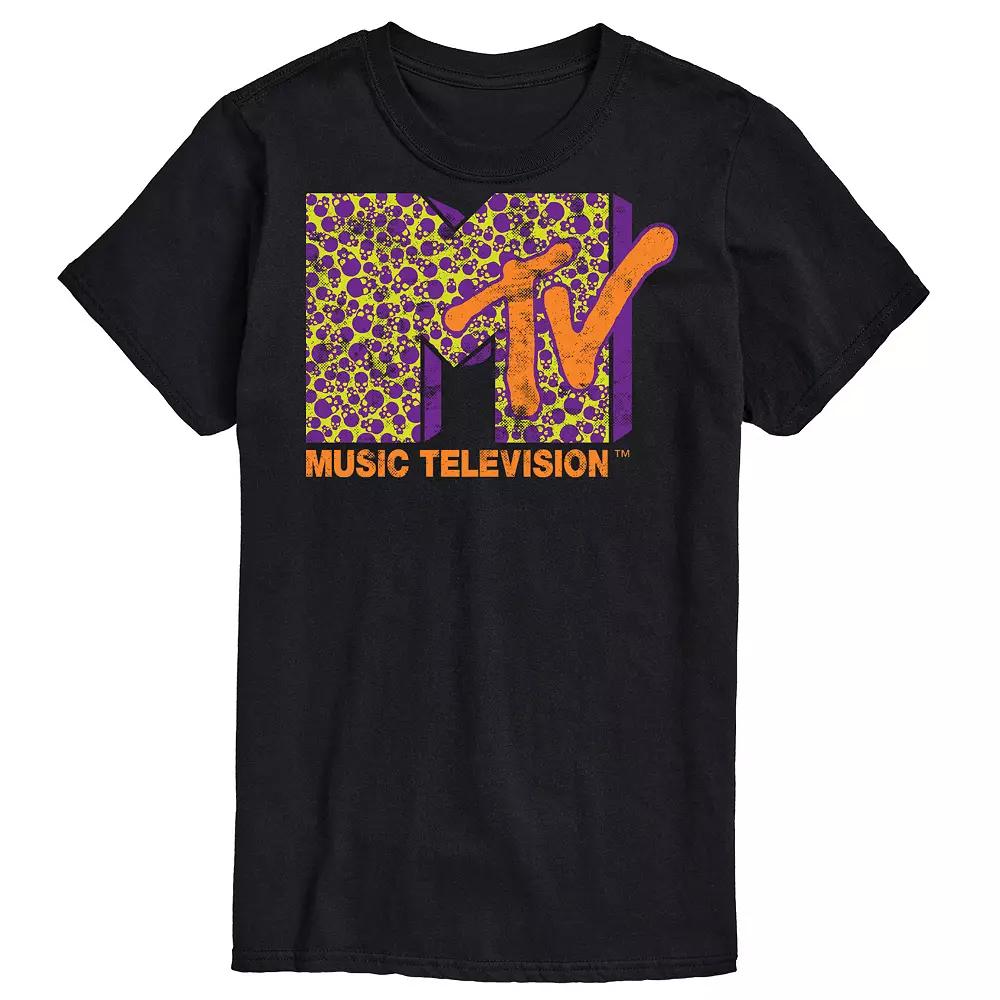 Men's MTV Halloween Skull Logo Graphic Tee,  Product Image