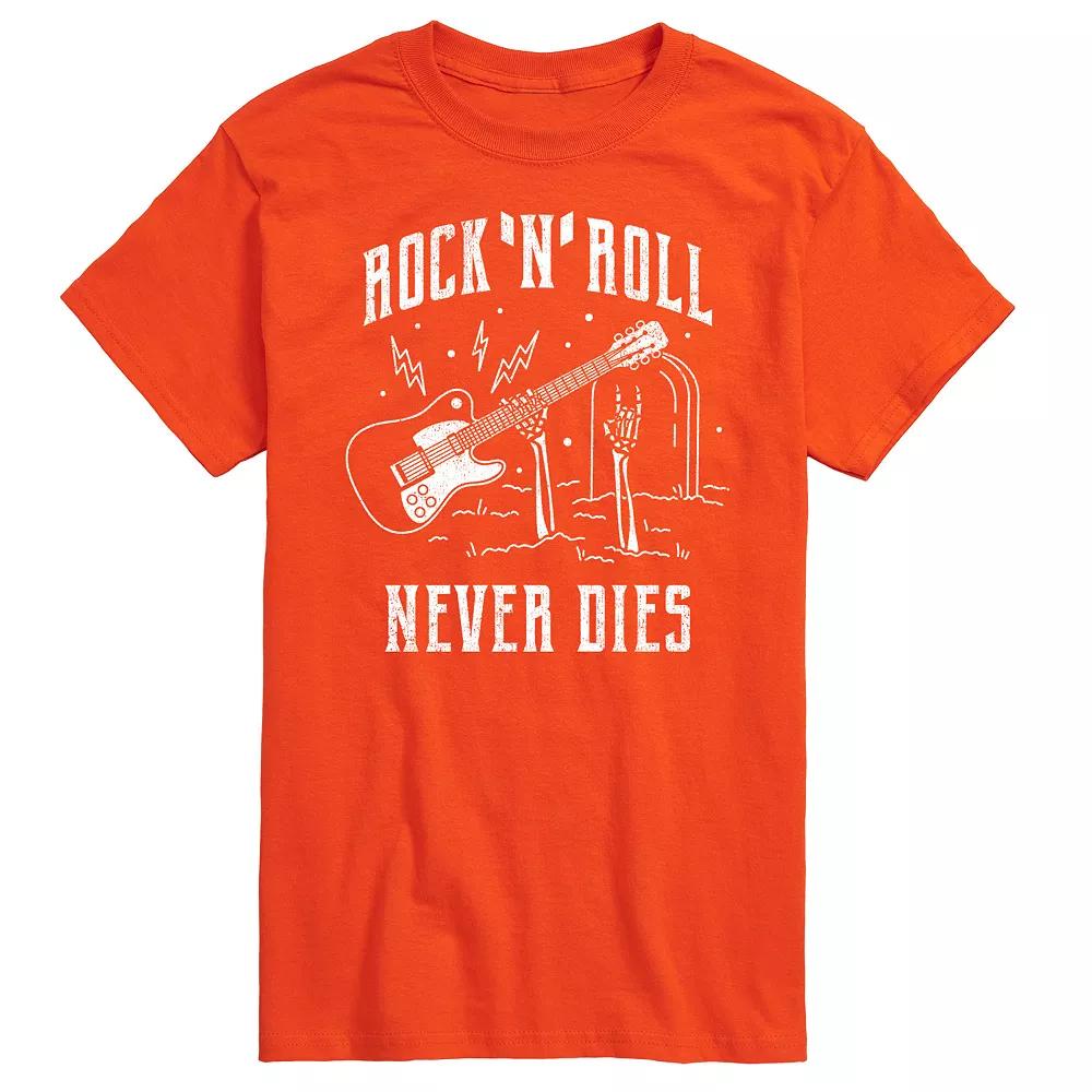 Men's Rock N Roll Never Dies Graphic Tee,  Product Image