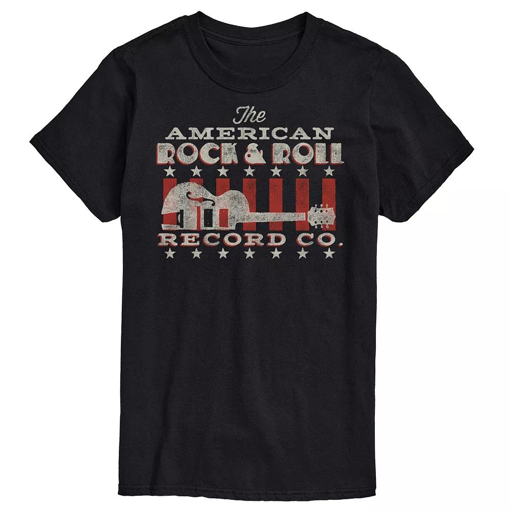 Big & Tall American Rock Tee, Men's,  Product Image