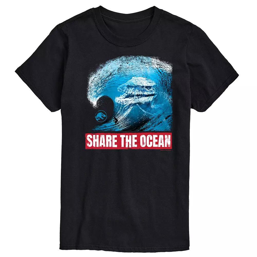 Men's Jurassic World Share The Ocean Graphic Tee,  Product Image
