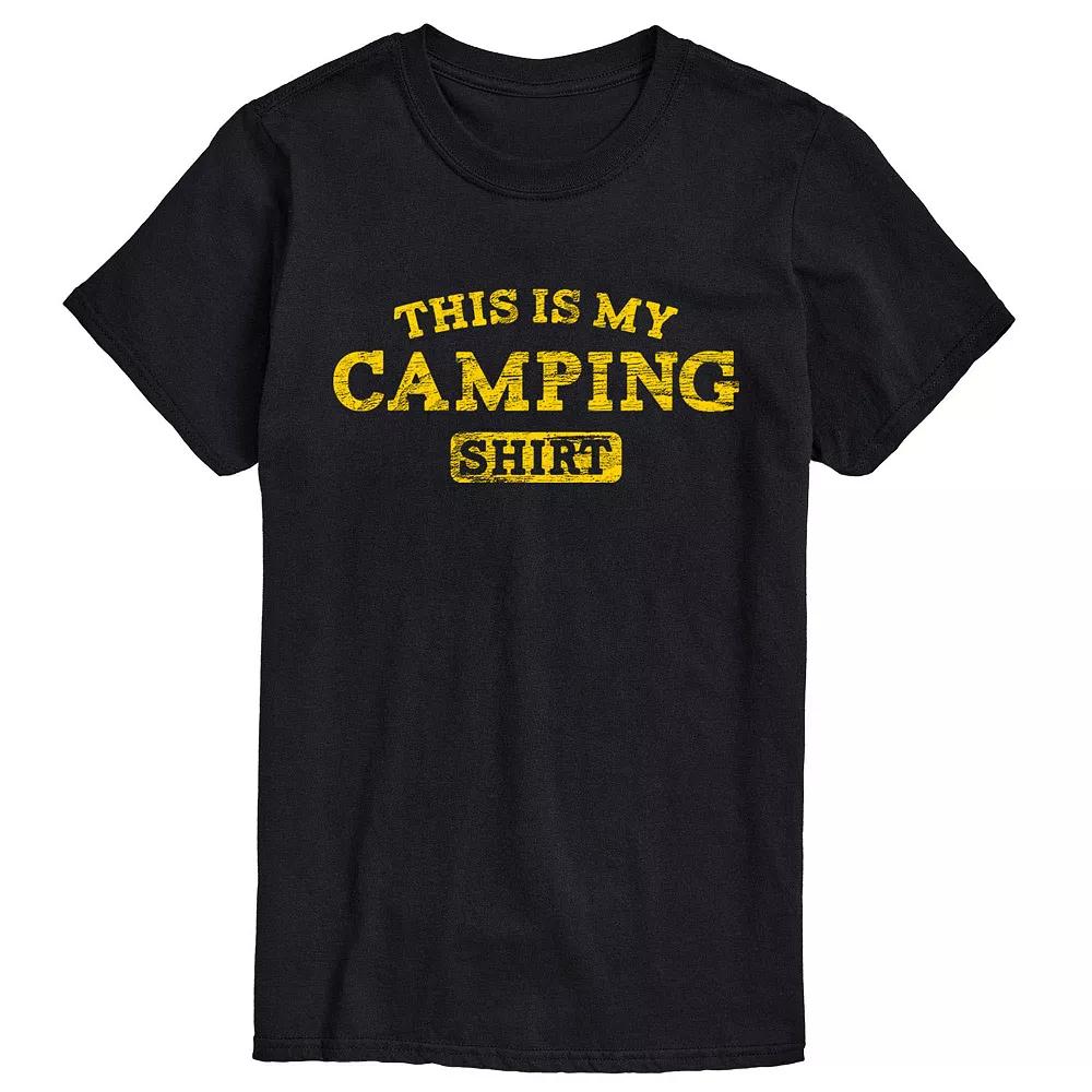 Big & Tall This is My Camping Shirt Tee, Men's,  Product Image