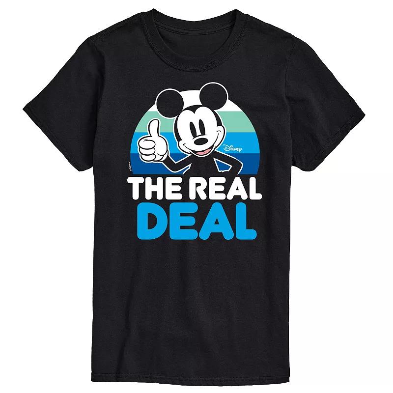 Disney's Mickey Mouse Big & Tall Real Deal Graphic Tee, Men's,  Product Image