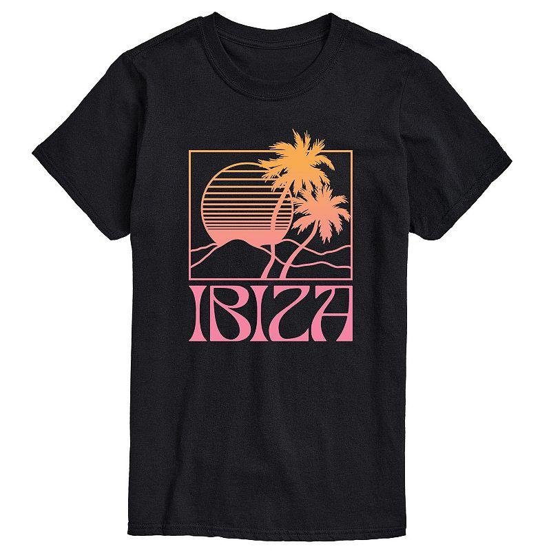Men's Ibiza Sun Palms Graphic Tee,  Product Image