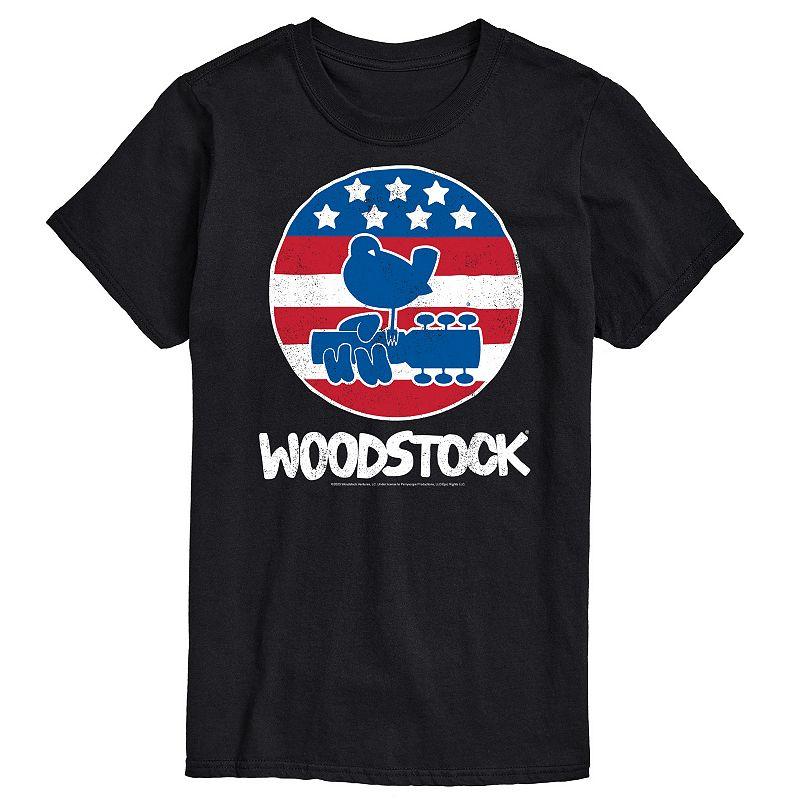 Big & Tall Woodstock Americana Graphic Tee, Men's,  Product Image