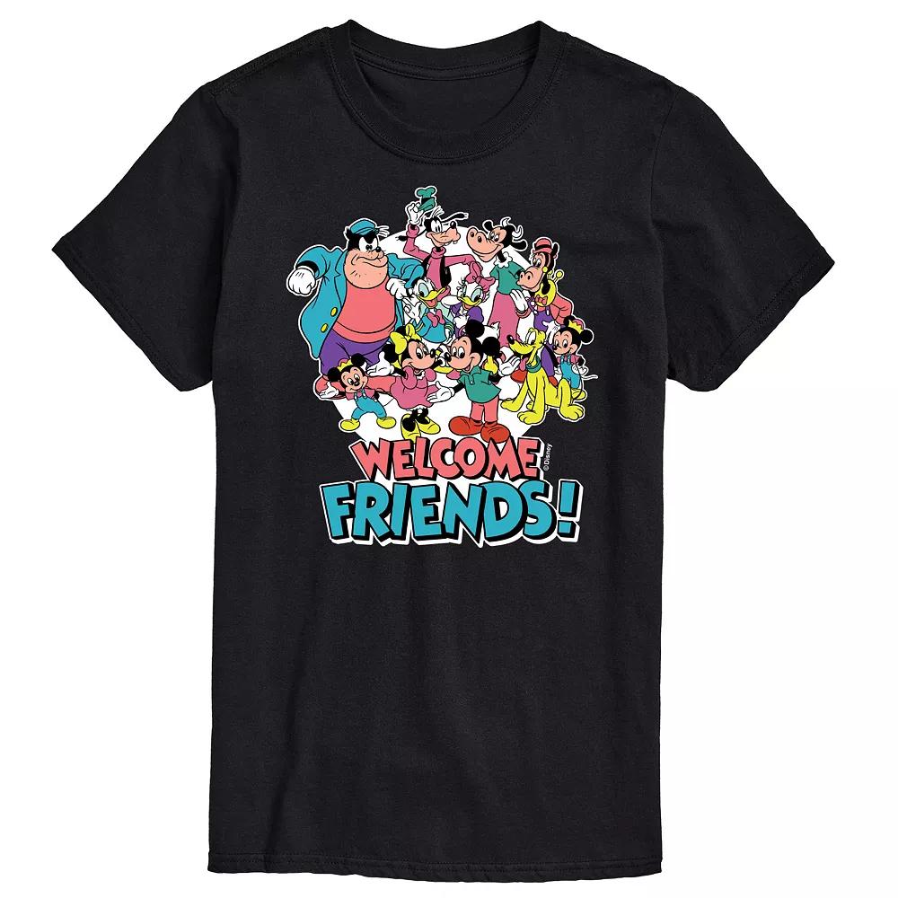 Disney's Wish Big & Tall Star Face Grid Graphic Tee, Men's,  Product Image