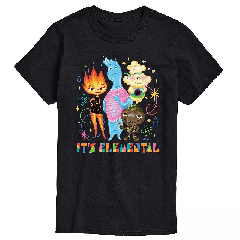 Disney's Elemental Big & Tall Its Elemental Graphic Tee, Men's,  Product Image