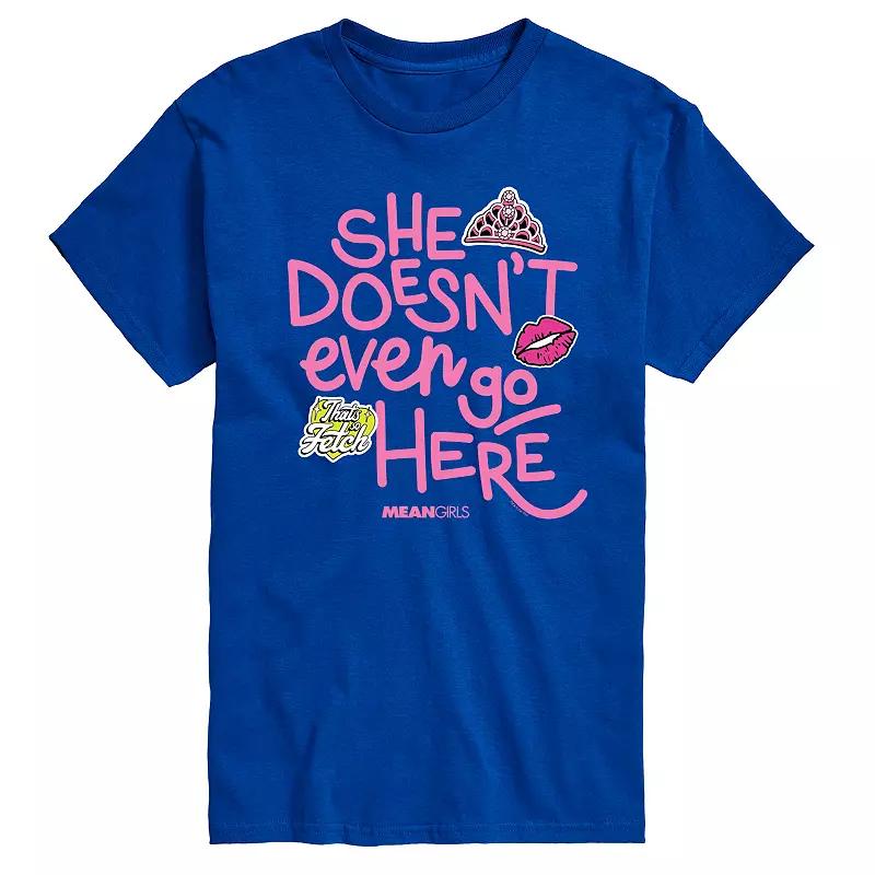 Men's Mean Girls She Doesn't Even Go Here Graphic Tee,  Product Image