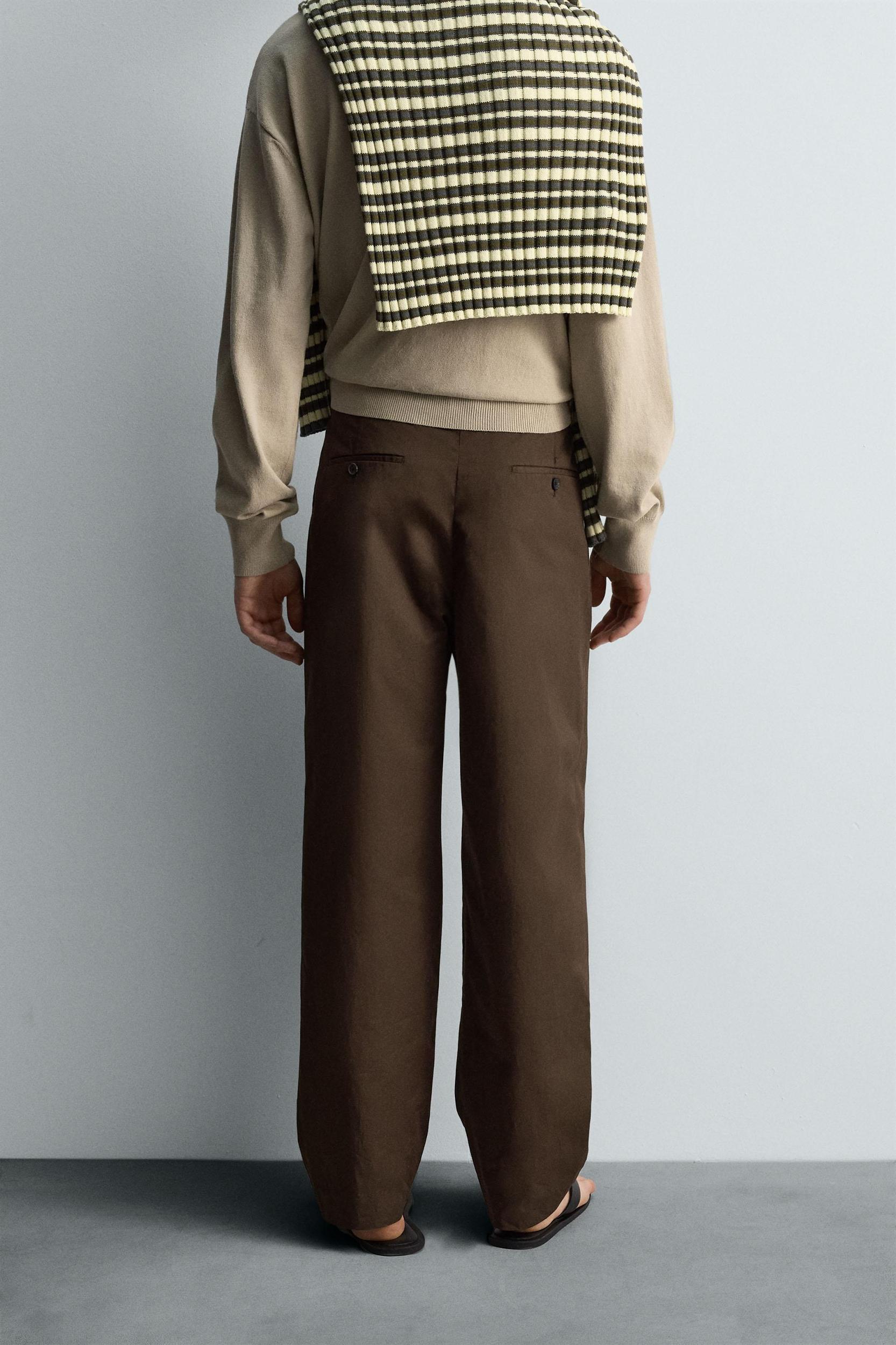 LIMITED EDITION PLEATED CHINO PANTS Product Image