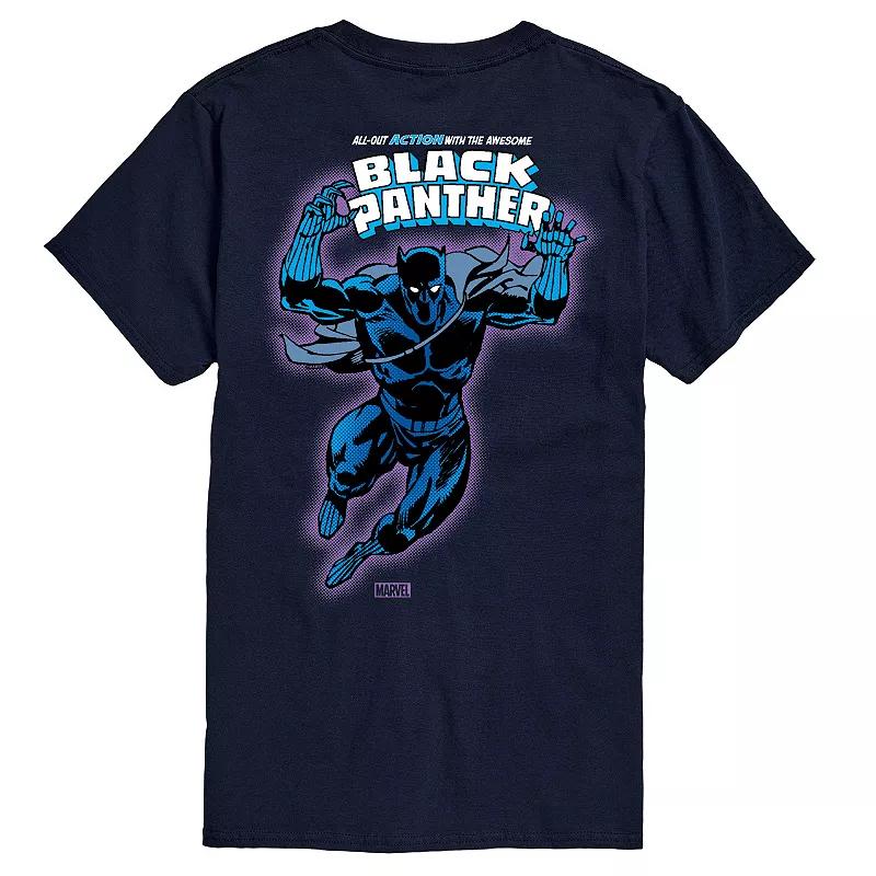 Big & Tall Black Panther All-Out Action Comic Graphic Tee, Men's,  Product Image