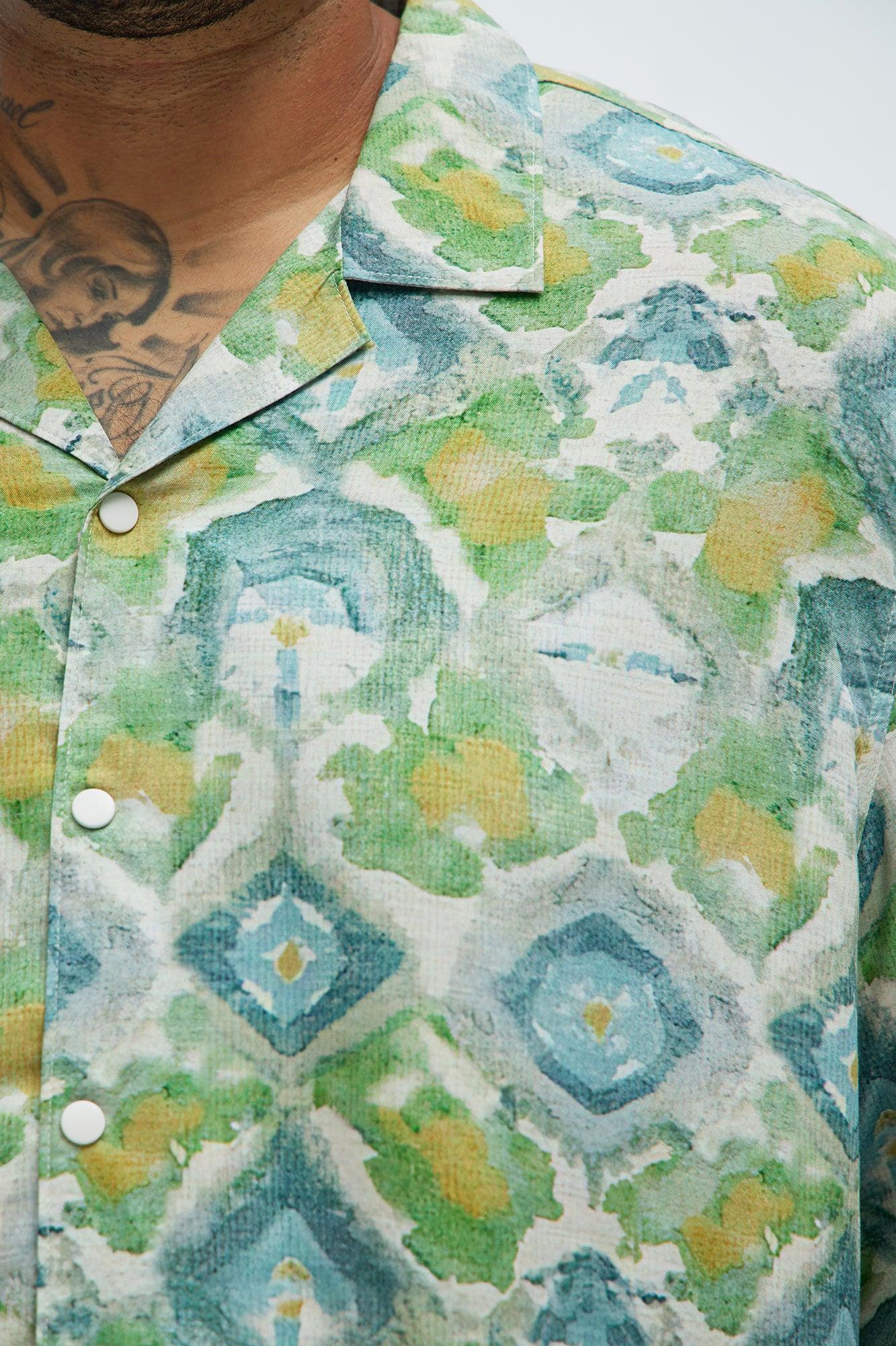 Hartwick Watercolor Shirt - Multi Color Product Image